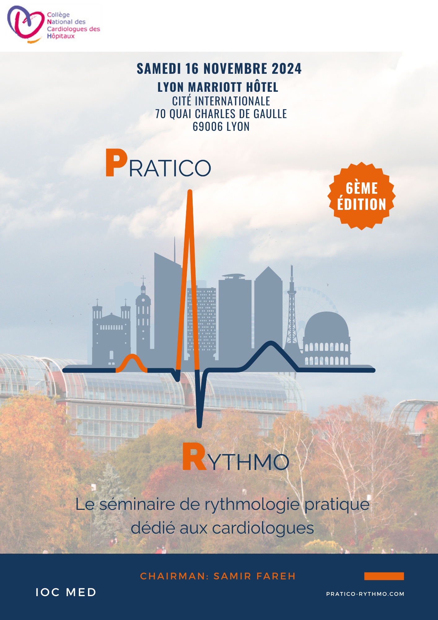 6ème édition du PRATICO RYTHMO du Dr FAREH - 16 novembre 2024 à Lyon